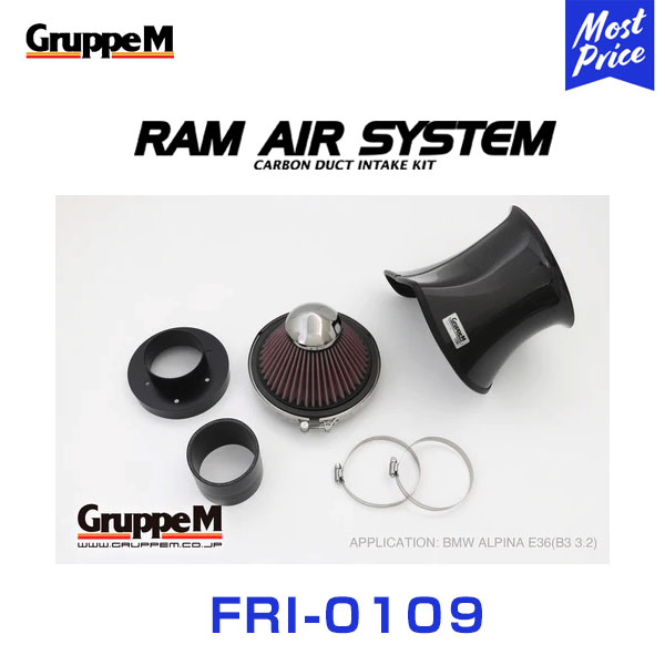 GruppeM M's ラムエアシステム BMW/ALPINA ALPINA(3SERIES) 3E4J B3 1996-2000 【FRI-0109】 RAM AIR SYSTEM | K&N グループエム エアインテーク ハイフロー エアフィルター コア エアクリーナー 55,539円