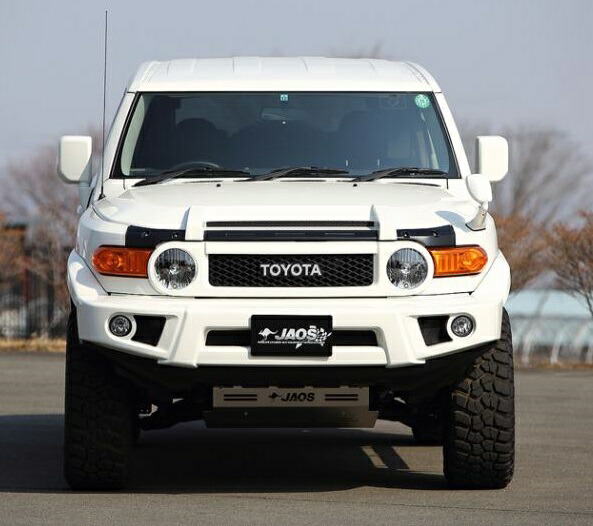 Jaos ジャオス ボンネットガーニッシュ Fjクルーザー B 未塗装 白ゲルコート Spotbuycenter Com