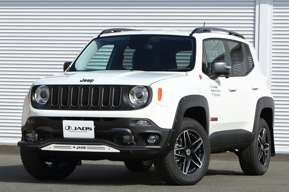 Jaos ジャオス フロントスキッドバー ブラック ブラスト Jeep レネゲード 15 Bc Paradigmconsulting Com