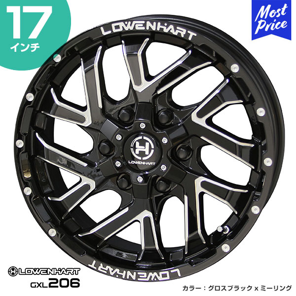 レイベンハート　17インチ 楽天市場】【中古】中古ホイール 17インチ 4本セットLowenhart