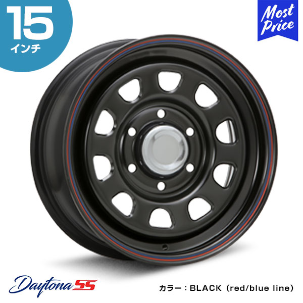 楽天市場】MLJ デイトナSS DAYTONA SS 15インチ 6.5J 40 6-139 BLACK