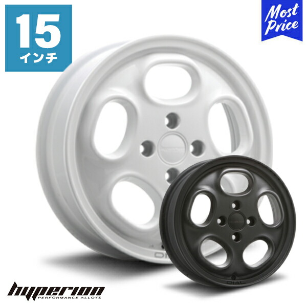 楽天市場】ハイペリオン CALMA カルマ 15インチ 5.0J 45 4-100