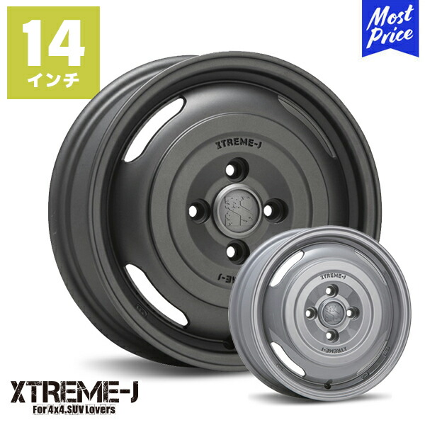 楽天市場】14×4.5J インセット ＋45 4-100 14インチ 165/80R14
