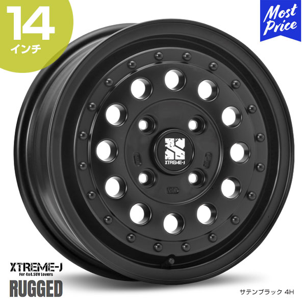 楽天市場】エクストリームJ XTREME-J ラギッド RUGGED 14インチ 5.0J 