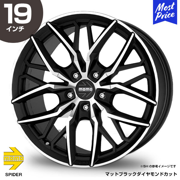 楽天市場】MOMO モモ SPIDER スパイダー 19インチ 8.5J 30 5-112