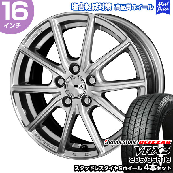 楽天市場】205/60R16 ブリヂストン ブリザック VRX3 ザインEK 