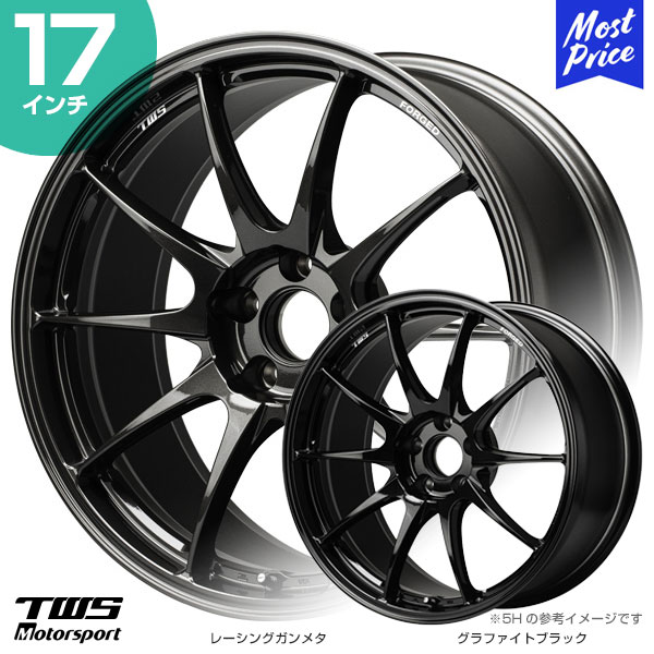 最大69%OFFクーポン TWS Motorsport RS317 17インチ 8.0J 42 5-100