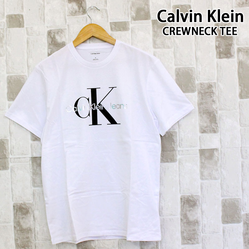 送料無料 Calvin Klein カルバンクライン CKJ メタリックモノグラムロゴTシャツ SS METALLIC MONOGRAM LOGO TEE 40BC839 クルーネック トップス メンズ ブランド ゆうパケ 4,940円