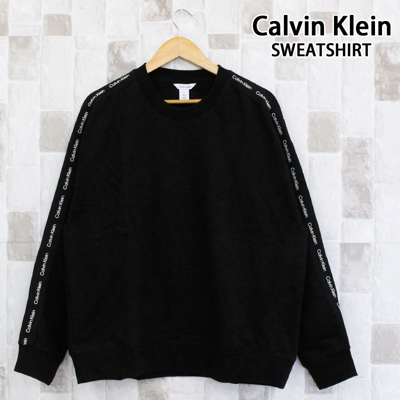 送料無料 Calvin Klein カルバンクライン CK カルバンクライン ロゴテープ クルー LS CALVIN KLEIN LOGO TAPE CREW 4R0007S スウェットシャツ トップス メンズ ブランド MOSTSHOP