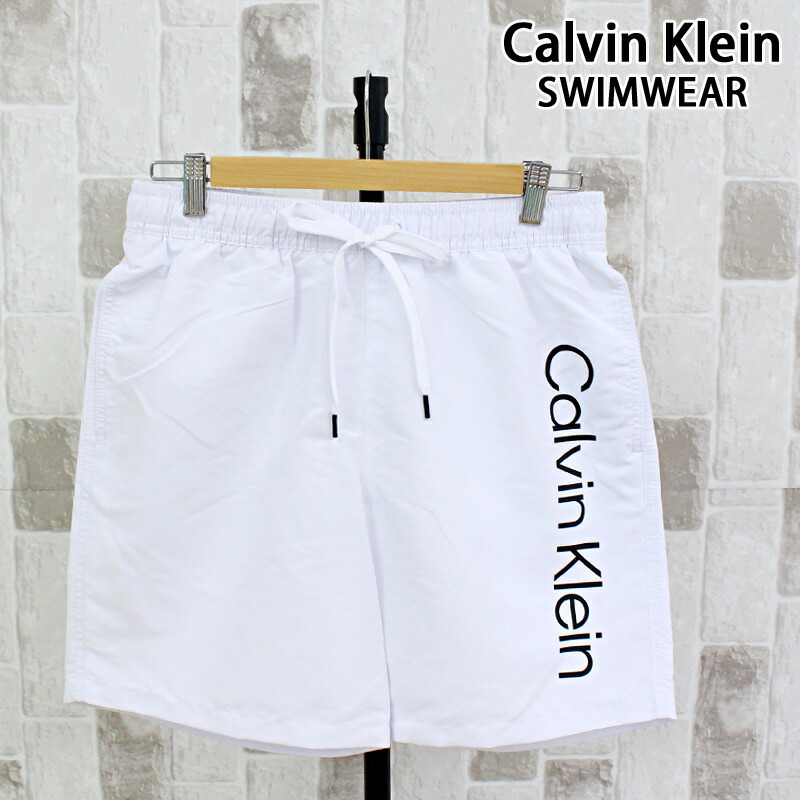 人気★カルバンクライン ロゴ スイムショーツ メンズ 水着 Mサイズ ブラック Calvin Klein カルバンクライン ショートパンツ 海パン 水着