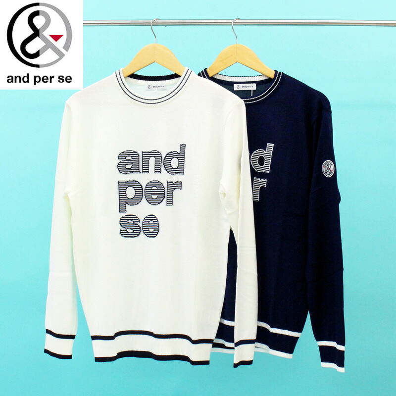 楽天市場】送料無料 and per se アンパスィ ゴルフウェア メンズ