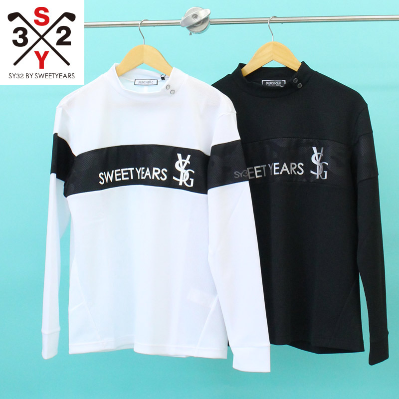 楽天市場】送料無料 SY32 by SWEET YEARS ゴルフウェア メンズ モック