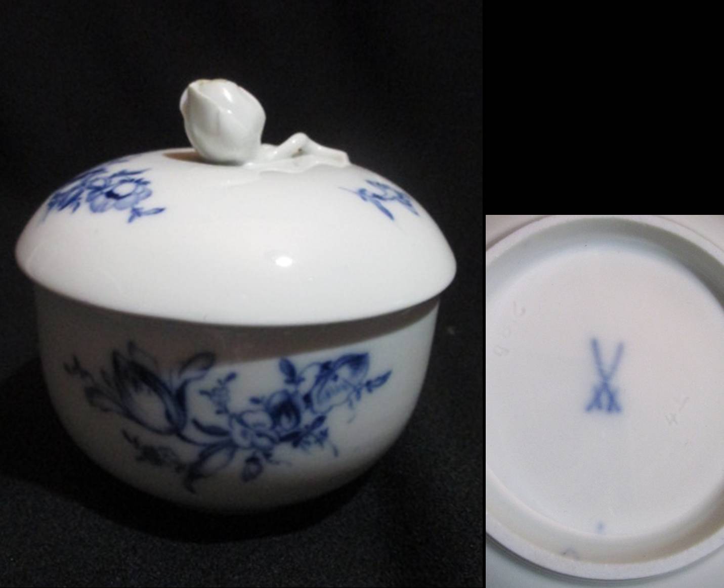 楽天市場】マイセン Meissen インドの花 ピンク 蓋付 シュガーポット