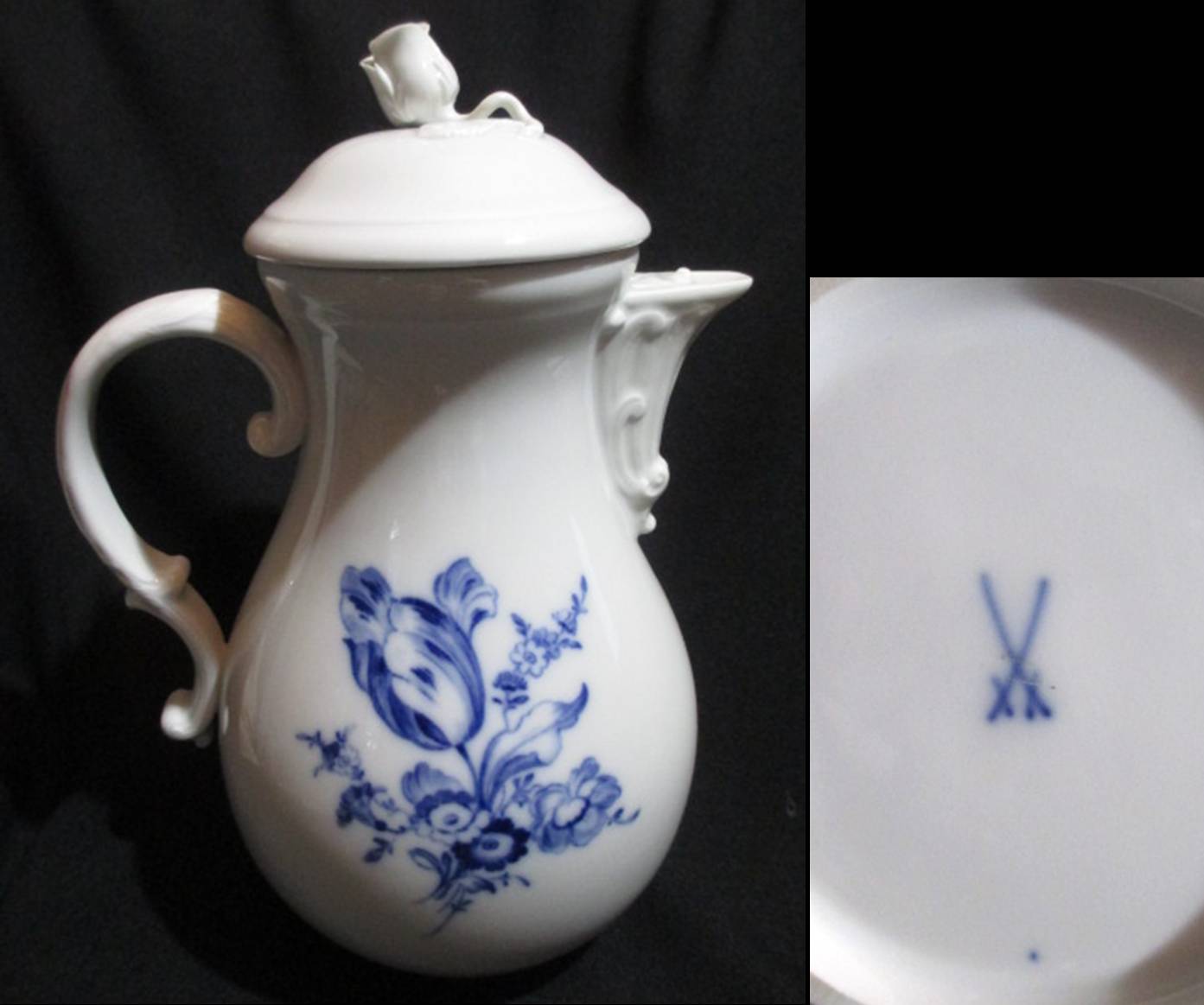 楽天市場】マイセン 【ブルーオーキッド・824001】 コーヒーポット