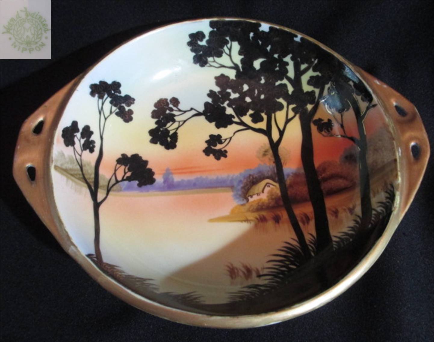 楽天市場】【明治アンティーク】 オールドノリタケ取っ手つきボウル