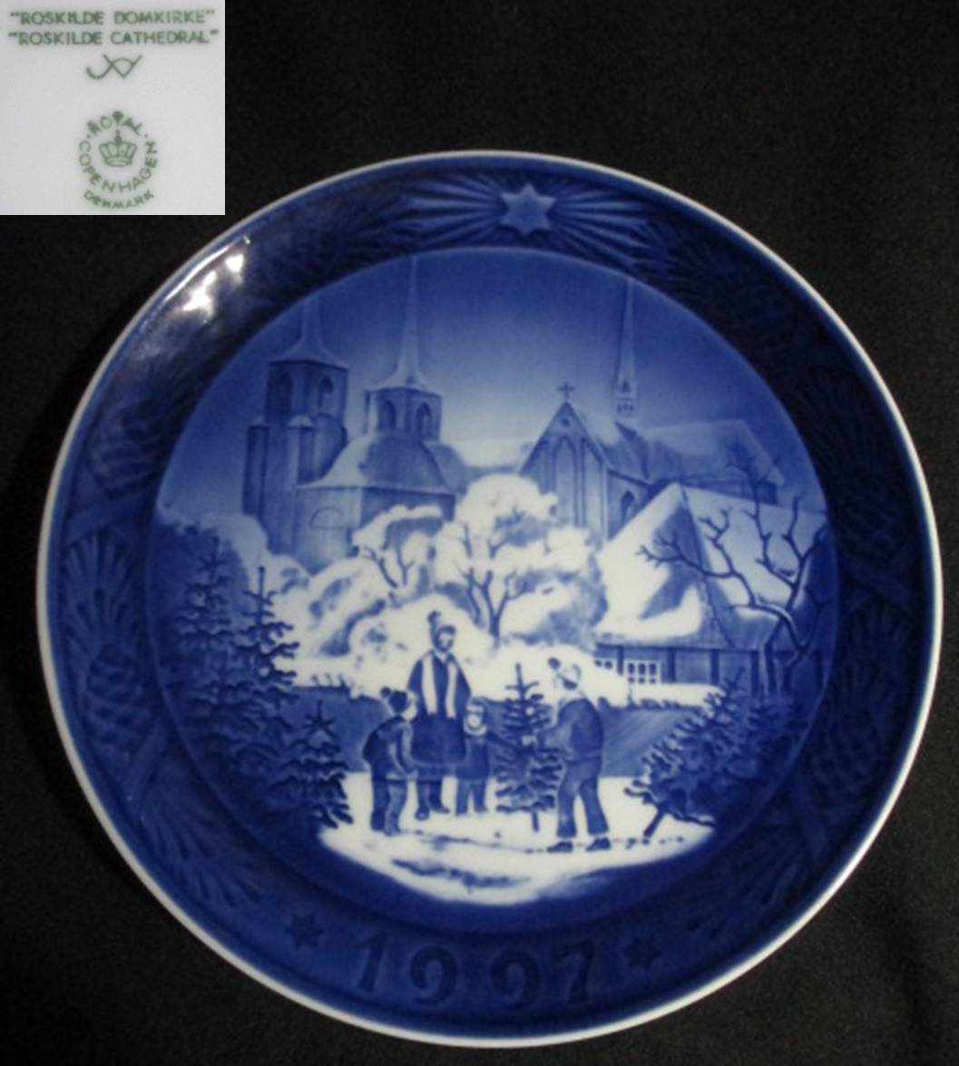 楽天市場】ロイヤルコペンハーゲン イヤープレート 1928年 教会へ