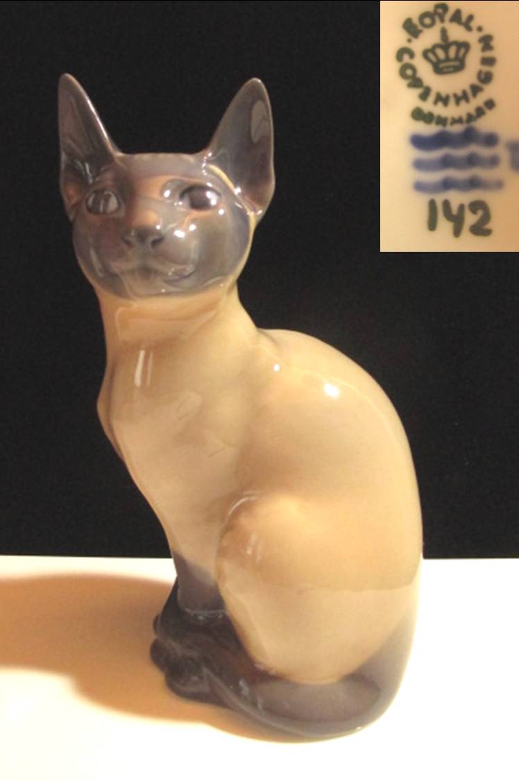 ロイヤルコペンハーゲン 　シャム猫