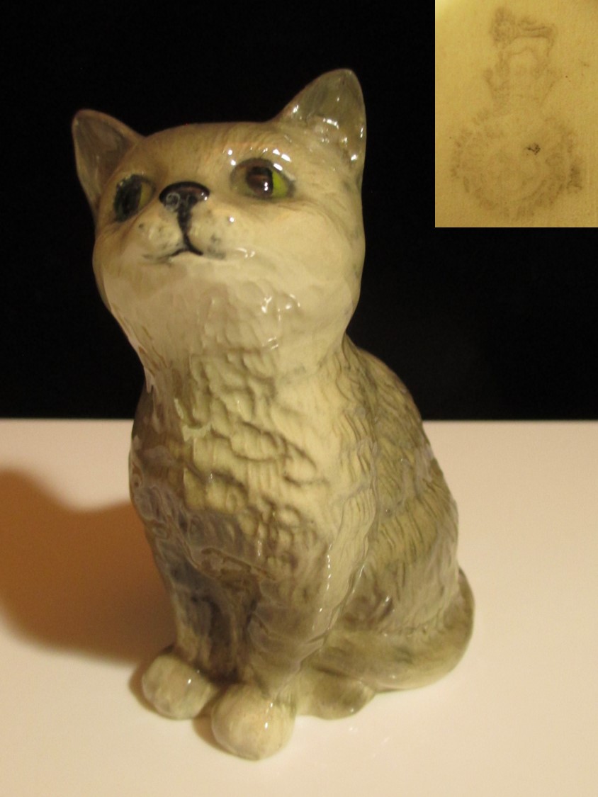 楽天市場】アンティーク雑貨ロイヤルドルトントムキャット