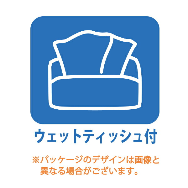 ウェットティッシュ付