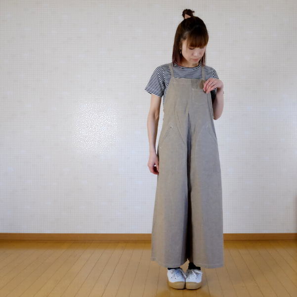 サロペット ワイド