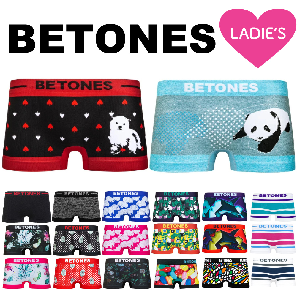 ビトーンズ レディース BETONES LADIES ボクサーパンツ フリーサイズ