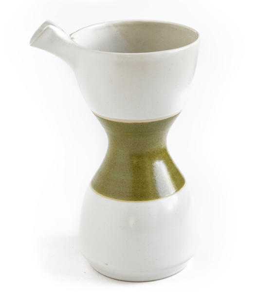 楽天市場 リンドスタイメスト Moss 2トーン 苔色のくびれユニークな水差し 花瓶 ピッチャー 水差し 花瓶 ピッチャー 安全食器 藍 ブルー カラー食器 セゾンキッチン