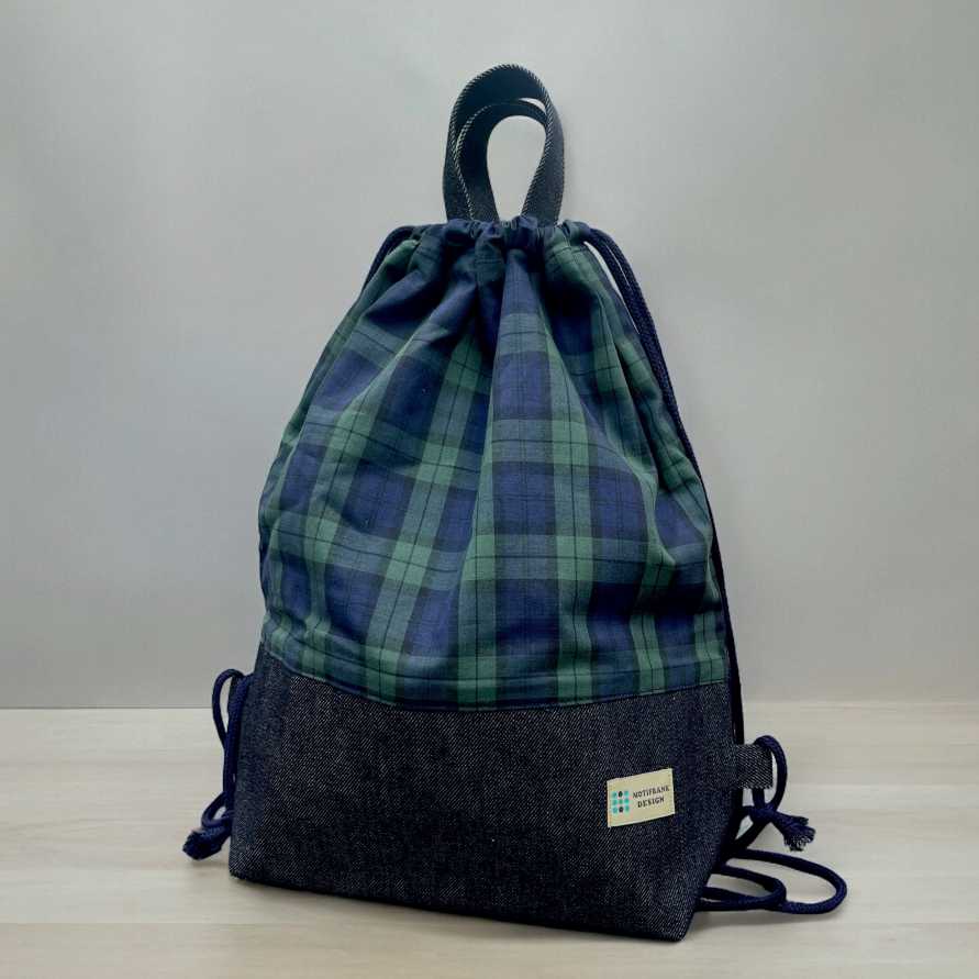 楽天市場】【体操服入れ：ナップサック】 ハンドメイド 【ヒッコリー紺