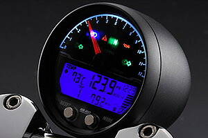 ACEWELL 多機能デジタルメーター（ACE-4000シリーズ） 9000rpm/ブラック [ACE-4453AB] ACE-4453AB｜バイクパーツ MotoJam 店