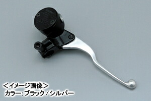 DAYTONA NISSINレトロブレーキマスターシリンダー＜丸型一体式＞14mm（ブラック/シルバー） 74753｜バイクパーツ MotoJam 店