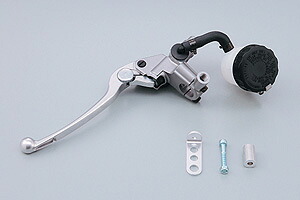 DAYTONA NISSINブレーキマスターシリンダー＜左側ブレーキ車専用＞11mm（シルバー/バフクリア） 49013