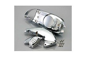 KITACO メッキケースカバーSET/アドレスV125 335-2407710｜バイクパーツ MotoJam 店