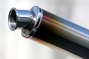 REALIZE 汎用チタンサイレンサー（φ100×450/φ60.5カールエンド/差込φ60.5） 601-001-02