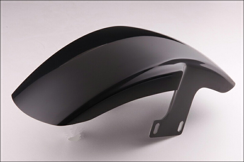 STRIKER エアロデザイン スペシャルフロントフェンダーType1（黒ゲル）/ゼファー1100 SAD-FF0203B