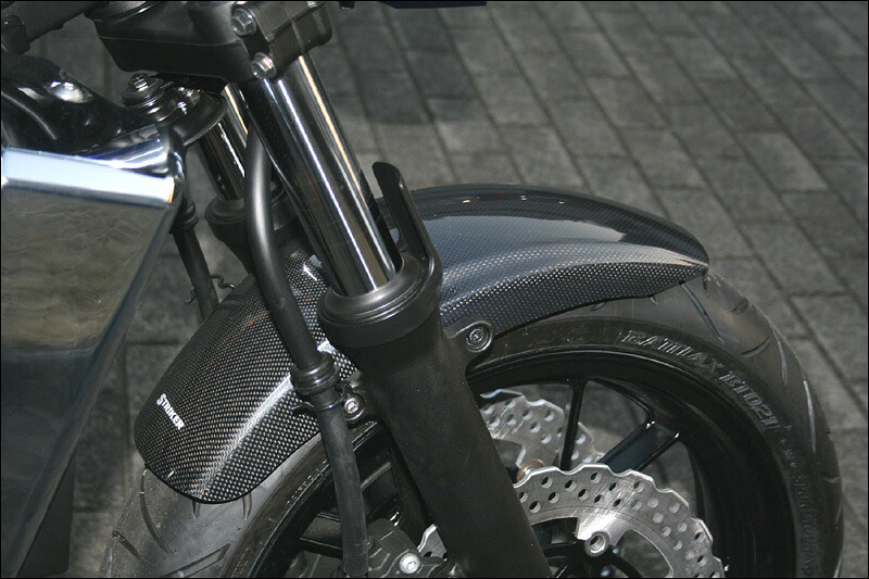 STRIKER STRIKERエアロデザイン スペシャルフロントフェンダーType1（カーボン）/ZRX1100・ZRX1200（-08） SAD-FF101C