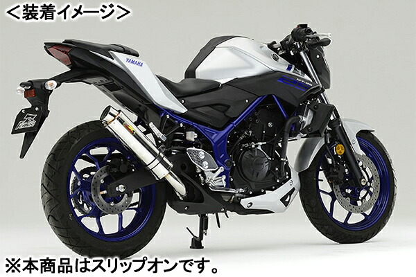 REALIZE Aria SUS TypeS（ステンレス） マフラー/MT-25・MT-03 512-SO-003-02｜バイクパーツ MotoJam 店