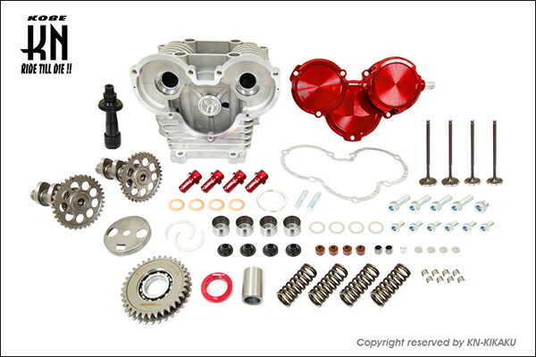 KN企画 KOSO&times;KN 空冷DOHCシリンダーヘッドKIT サイズS（KNスペシャルVer.）/シグナスX KS-DOHC-ACS｜バイクパーツ MotoJam 店