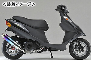 REALIZE 22Racing Ti(22レーシング チタン) マフラー/アドレスV125(09-)・アドレスV125S 313-009-01|バイクパーツ MotoJam 店