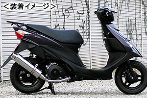 REALIZE 22Racing SUS(22レーシング ステンレス) マフラー/アドレスV125(09-)・アドレスV125S 313-009-00