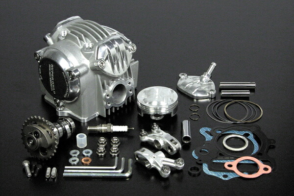 SP武川 スーパーヘッド4V＋R バージョンアップキット（SCUT 106cc用）/12Vモンキー・ゴリラ 01-03-0117｜バイクパーツ MotoJam 店