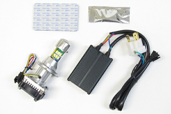 PROTEC リード125 ［JF45］ （13年-） LB4-S LEDヘッドライトバルブキット H4-Hi/Lo 6000K 65001
