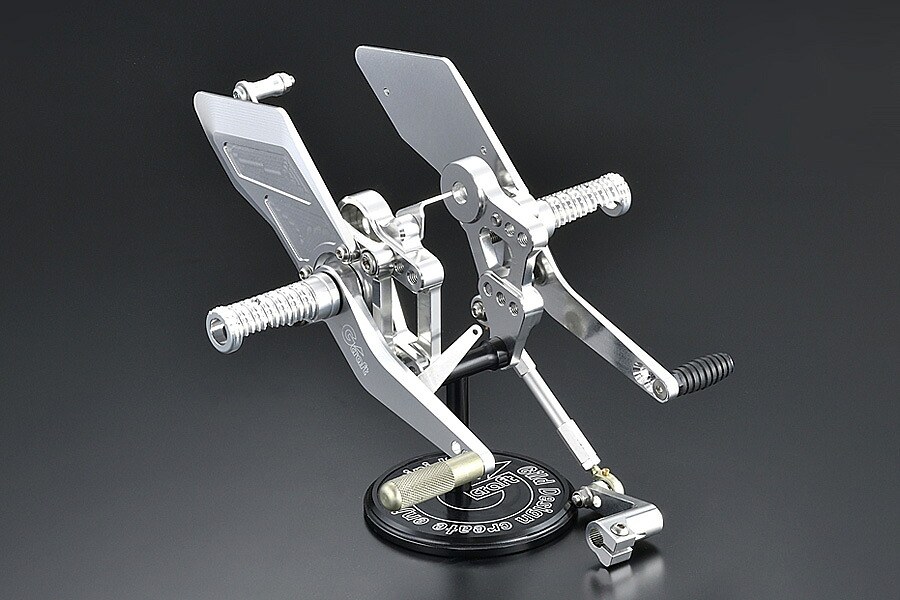 G-Craft モンキー125 ［JB02］ バックステップ（シルバー） 31291｜バイクパーツ MotoJam 店