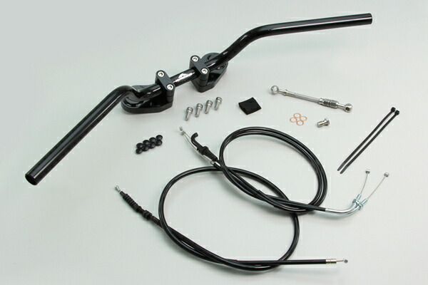 HURRICANE バーハンドルKIT（ヨーロピアン1型/ブラック）/Ninja250（ABS）（13-15） HBK683BS