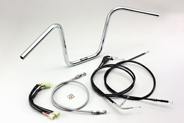 別倉庫からの配送】 バイクパーツMotoJam  店HURRICANE VFR800 -01年 POLICE4型 ハンドルKIT  ブレーキホース