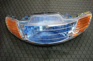 楽天市場】KN企画 リフレクターヘッドライトアッセン（クリアブルー