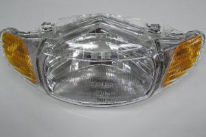 楽天市場】KN企画 リフレクターヘッドライトアッセン（クリアブルー