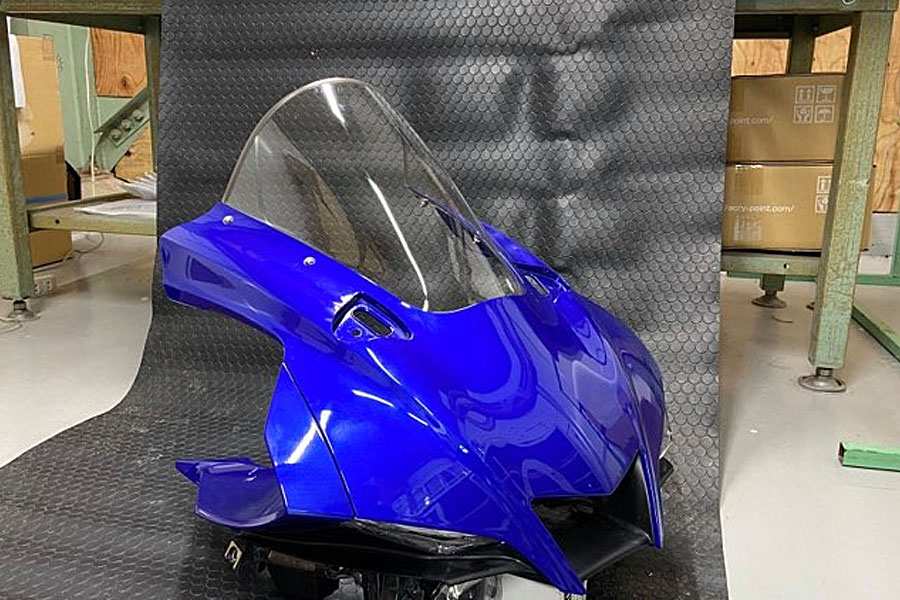 ACRYPOINT YZF-R1 （20年-） ストリートタイプスクリーン （クリア） 120511