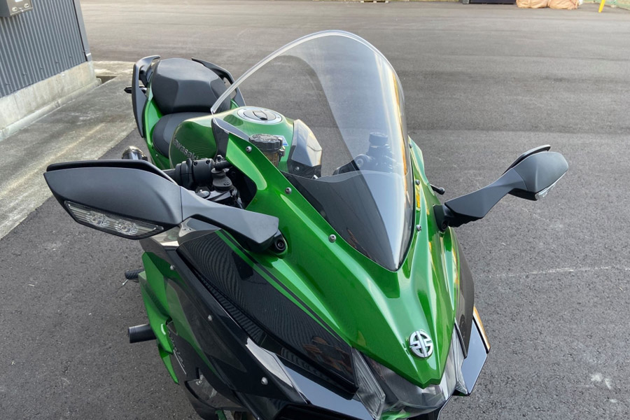 ACRYPOINT Ninja H2SX (18-20年) ストリートタイプスクリーン (クリア) 140261|バイクパーツ MotoJam 店