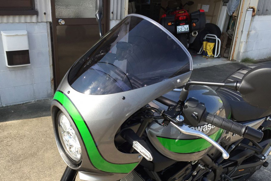 ACRYPOINT Z900RS CAFE （18-20年） ストリートタイプスクリーン （スモーク） 160451