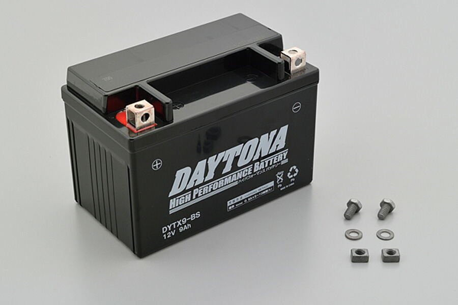 DAYTONA ハイパフォーマンスバッテリー（DYTX9-BS）MFタイプ 92882