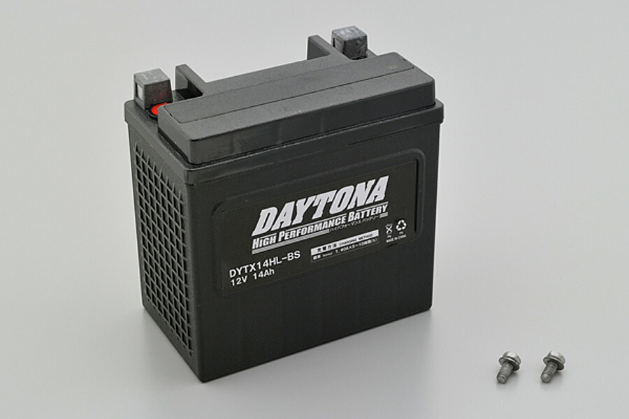 DAYTONA ハイパフォーマンスバッテリー(DYTX14HL-BS)MFタイプ 92890|バイクパーツ MotoJam 店